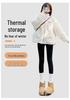 Women's Plus Velvet Cashmere Yoga Pants - Warm Cotton & Silk Leggings for Autumn/Winter