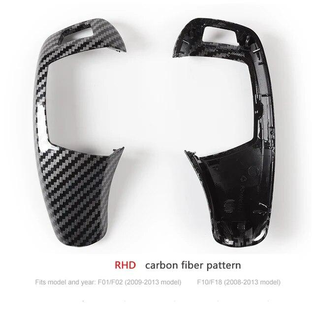 Para BMW Modelo Antigo F10 F18 F01 F02 Peças de Reposição Interior Cobertura do Pomo da Alavanca de Câmbio Guarnição Painel da Alavanca de Câmbio 2008-2013
