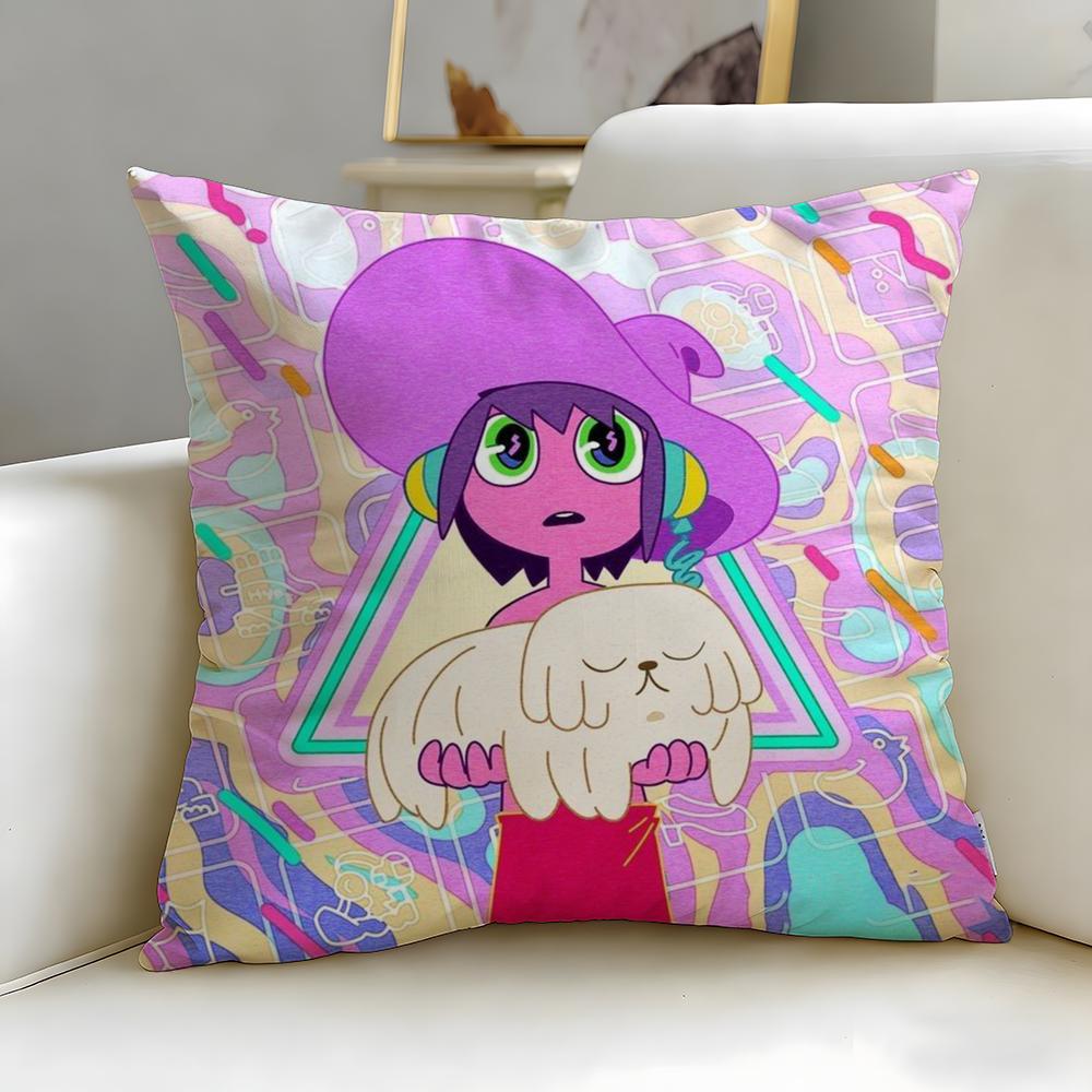 animated series The Midnight Gospel Cushion Cover Soft & Easy-Wash Pillow Case – Versatile for Couch, Bed, Travel and Office