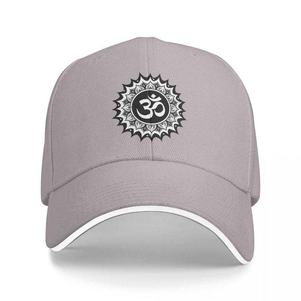 Om Yoga Lotus Flower Buddhist Lotus Meditation Baseball Caps Snapback Baseball Hats Breathable Casual Casquette Outdoor Unisex