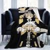Souleaters Anime Decken Maka Albarn Wolle Lustige Warme Überwurfdecke für Zuhause Ganzjahres