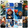 Cute P-PaddingtonS Bear Phone Case For iPhone 17 Air 16 Pro Max 16E 15 + 14 Plus 11 12 13 Mini 7 8 SE Gift Print Cover Fundas