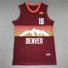 Mens Retro Basketball Jersey Vest With Embroidered Number 55 Jokic 27 Murray Breathable Mesh Cotton Sport Wear