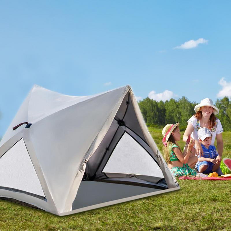 Camping Tent Beach Tent 3-4 Person Family Foldable Shelter Waterproof Automatic Setup For Camping Hiking Traveling