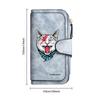 Cute Cat Pattern Long Wallet Fashion Casual Large Capacity Portable Card Holder Purse