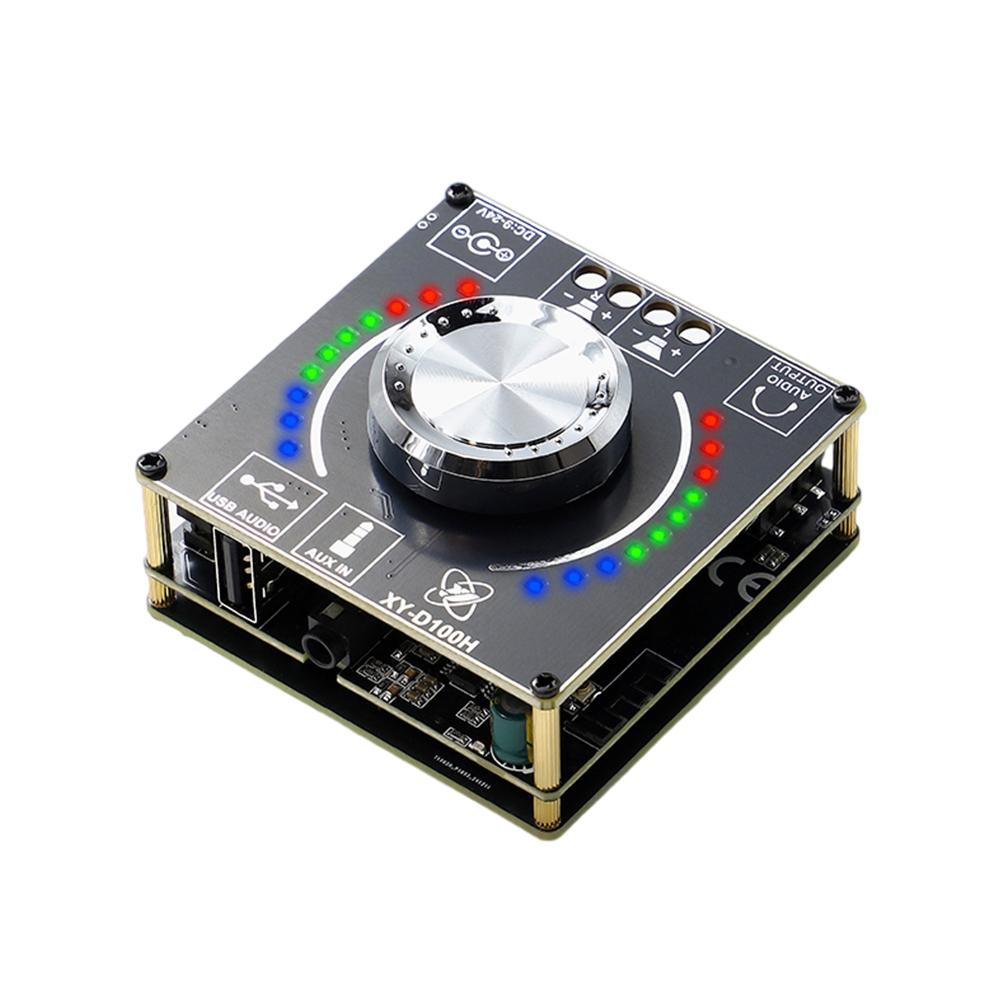 XY-D100H Bluetooth 5.1 Digital Power Amplifier Board HiFI-level 100W*2 Stereo TPA3116 Module Supports APP Control DC 9-24V/5A