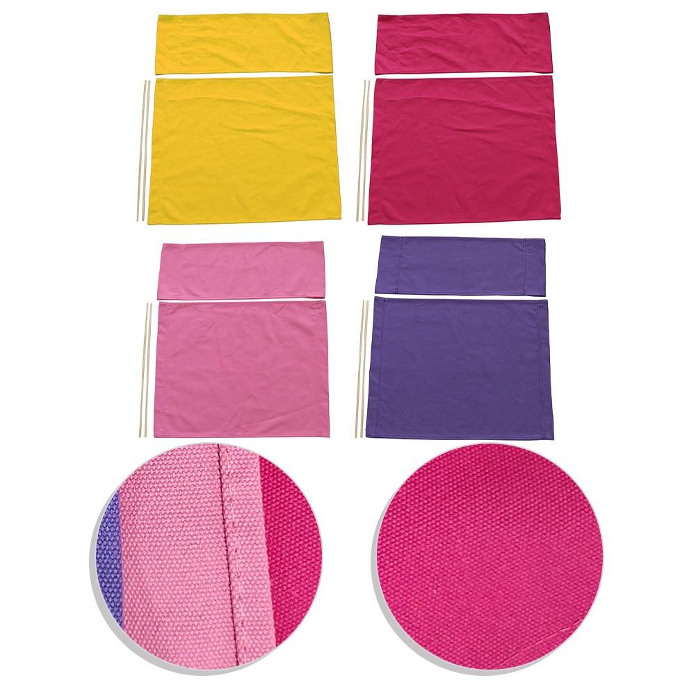 Chair Cover Kit Replacement Chair Cover Seat Backrest Cover розовый