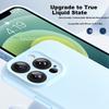 Apple IPhone 12 Pro Max Case, IPhone 12 Pro Max Protective Cover, Premium Liquid Silicone Soft, Full Lens Protection, Simple Design, Cloud Blue Color