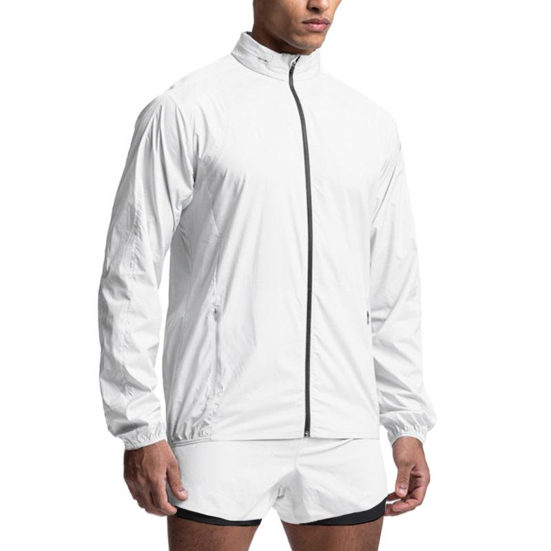 

Мужская светоотражающая куртка-толстовка с капюшоном и застежкой-молнией, множеством карманов - модная повседневная одежда весна/осень M