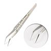 New Designed Isolation Lash Extension Tweezers High Precision Stainless Steel Curved Tip Tweezers Quick-Separator Makeup Tools