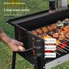 Stainless Steel Folding Portable Charcoal BBQ Grill and Utensils
