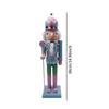 Wooden Christmas Nutcracker Ornament Freestanding Party Favors 15 inch Xmas Decor Xmas Nutcracker Figures for Christmas Table