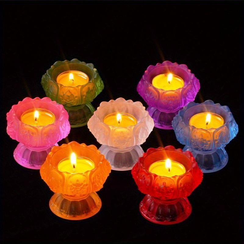 Lifo svícen glazovaná řemeslná dekorace Příznivý držák máslové lampy svícen Příslušenství pro domácí dekorace