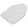 Fuel Pump Block Off Plate Without Holes Stainless Steel Replacement for Small Block Chevy V8 Engines From '55'00