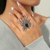 Vintage Gothic Spider Rings For Women Men Creative Funny Punk Exaggerated Animal Insect Spider Finger Ring Halloween Jewelry