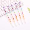 1 Piece Korean Stationery Cartoon Cute Lovely Candy Text Marker Gel Pens Student School Supplies Change 7 Colors Draw
