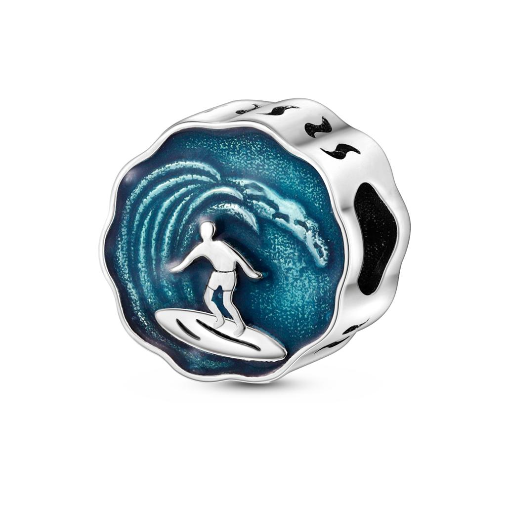 Sport Love Dangle Charm Fit Bracelet Necklace Copper Plated Skate Shoes Football Beads Pendant Original Jewelry