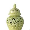 Keramik-Ingwerglas Blumenvase Kunstwerk Mehrzweck-Feiertagsgeschenk Aufbewahrungsbehälter Tischmittelstück Tisch