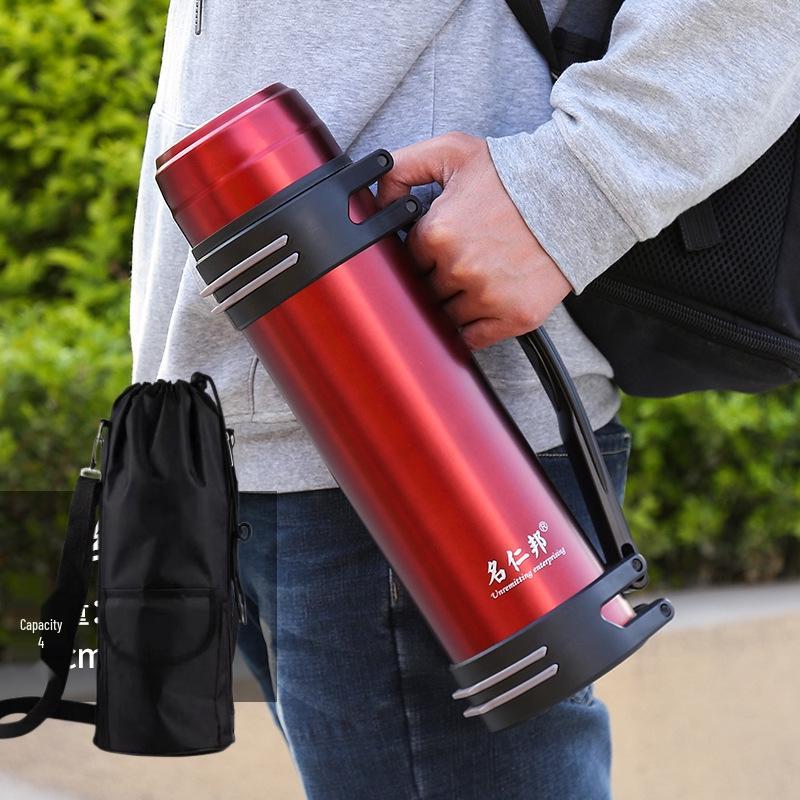 304 Stainless Steel Large Capacity Outdoor Insulated Thermos Flask for Cold Storage and Travel.
