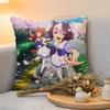 Cushion Cover  Linen  SkinFriendly Soft Decorative Case For Sofa Home Decor Uma Musume Pretty Derby Pillow cover