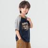 Boys' American Print Colorblock Raglan T-shirt