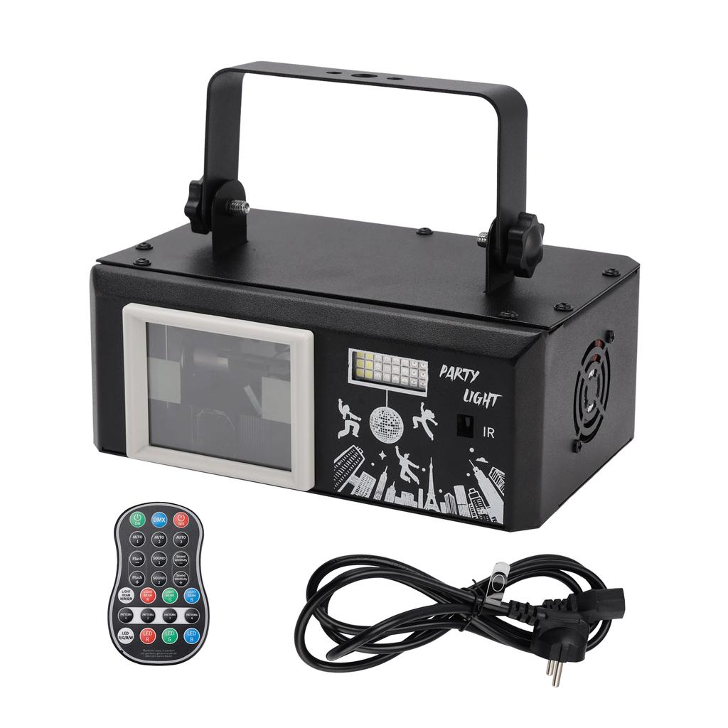 6IN1 Stage Laser Light Disco Party LED UV Stage Lighting System Club Stage Light