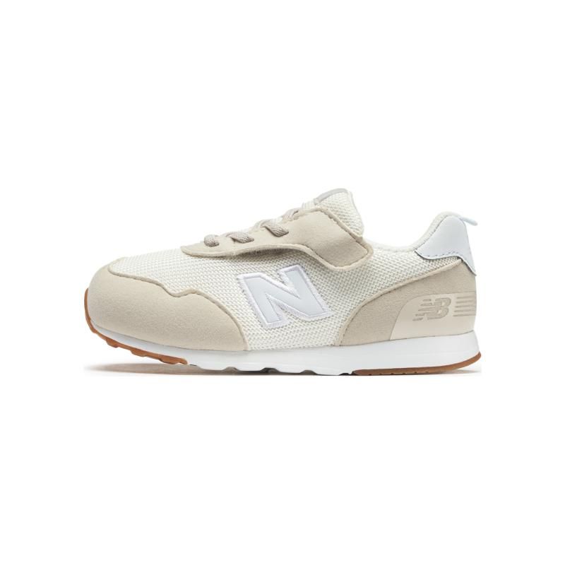 New Balance Nb 515 Comfortable Versatile Low-Top Walking Shoes Baby Shoes White NW515CE