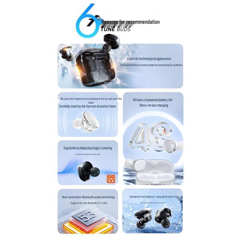 JBL TUNE BUDS True Wireless Noise Cancelling Earbuds