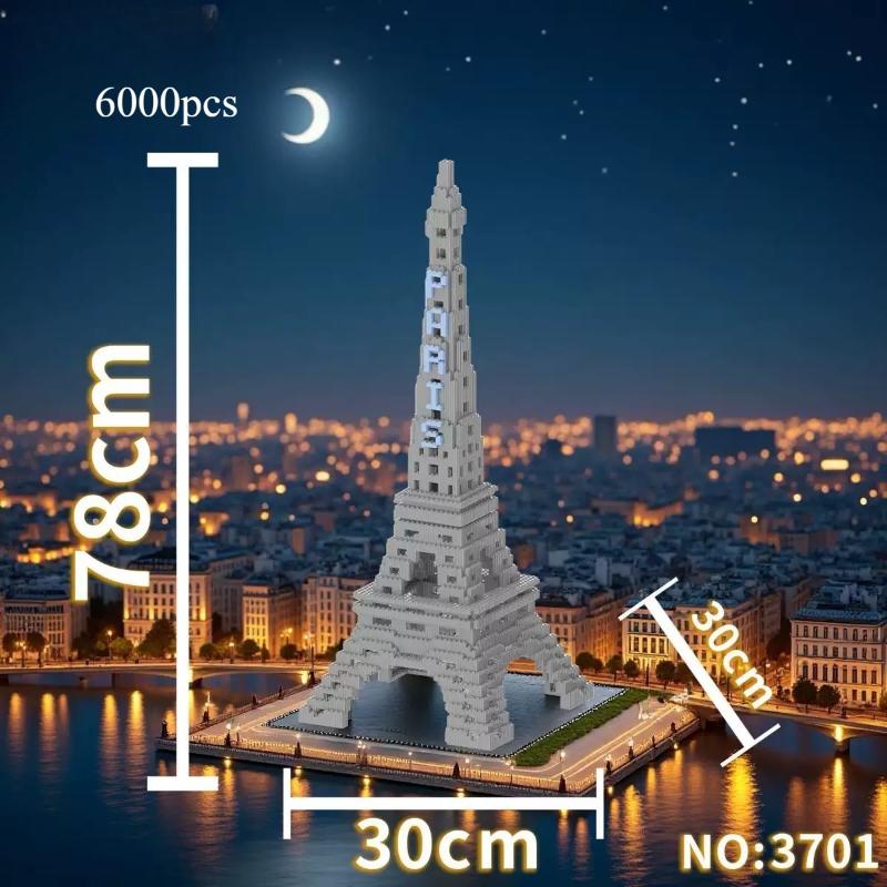 78cm High Paris Tower Building Assembly Block Toy Small Particle Brick Children's Adult Birthday Gift Collection