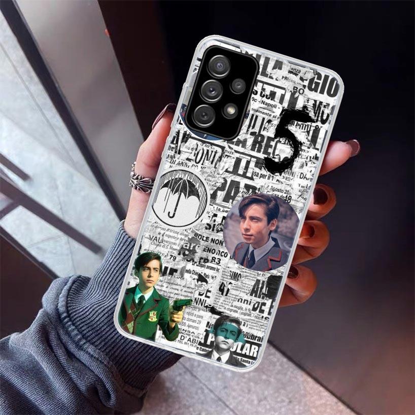 Umbrella Academy Number five Phone Case For Samsung Galaxy A17 A57 A37 A16 A26 A36 A56 A15 A25 A35 A55 A14 A13 A54 A53 A34 A24 A