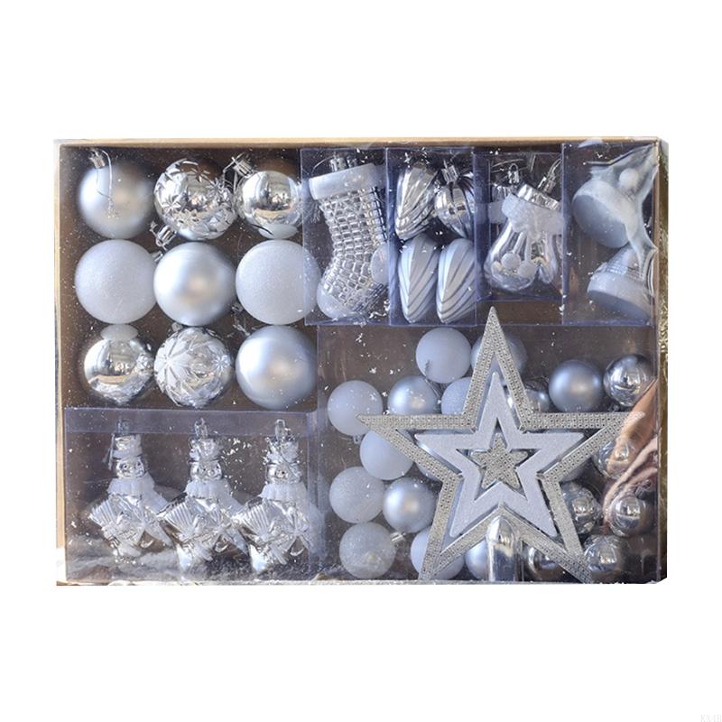 KX4B for Creative Christmas Plastic Christmas Balls Christmas Pendant Gifts for