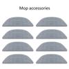 Convenient Mop Cloths Sweeping Robot Mop Cloth Sweeping Robot Replacement Part Fabric Mopping Pads for G20S S8pro maxv