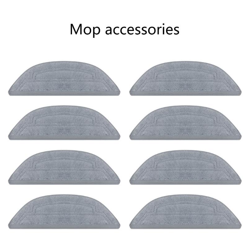 Convenient Mop Cloths Sweeping Robot Mop Cloth Sweeping Robot Replacement Part Fabric Mopping Pads for G20S S8pro maxv