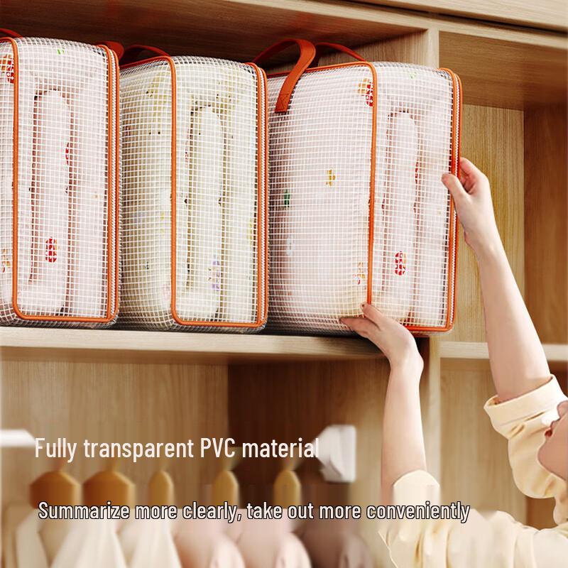 Heavy-Duty PVC Mesh Quilt Storage Bag