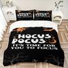Hocus Pocus Focus Print 3Pcs Bedding Setduvet Cover With 2 Bedropillowcase Home Birthday Gift