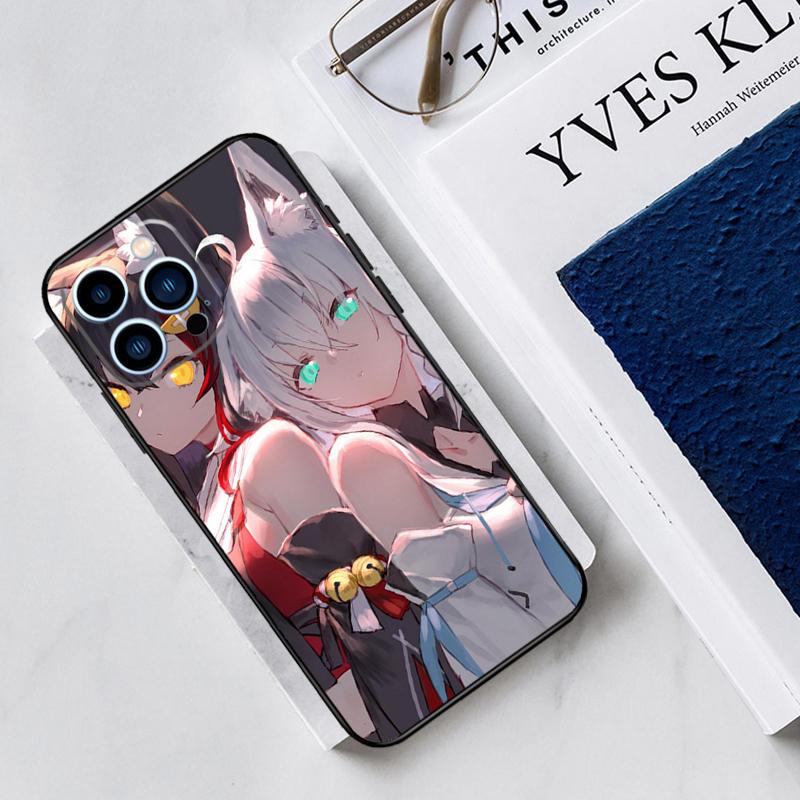 Shirakami Fubuki Hololive Case For iPhone 17 Air 15 14 11 16 Pro Max 13 12 Mini 15 16 Plus 16e Funda Silicone Cover