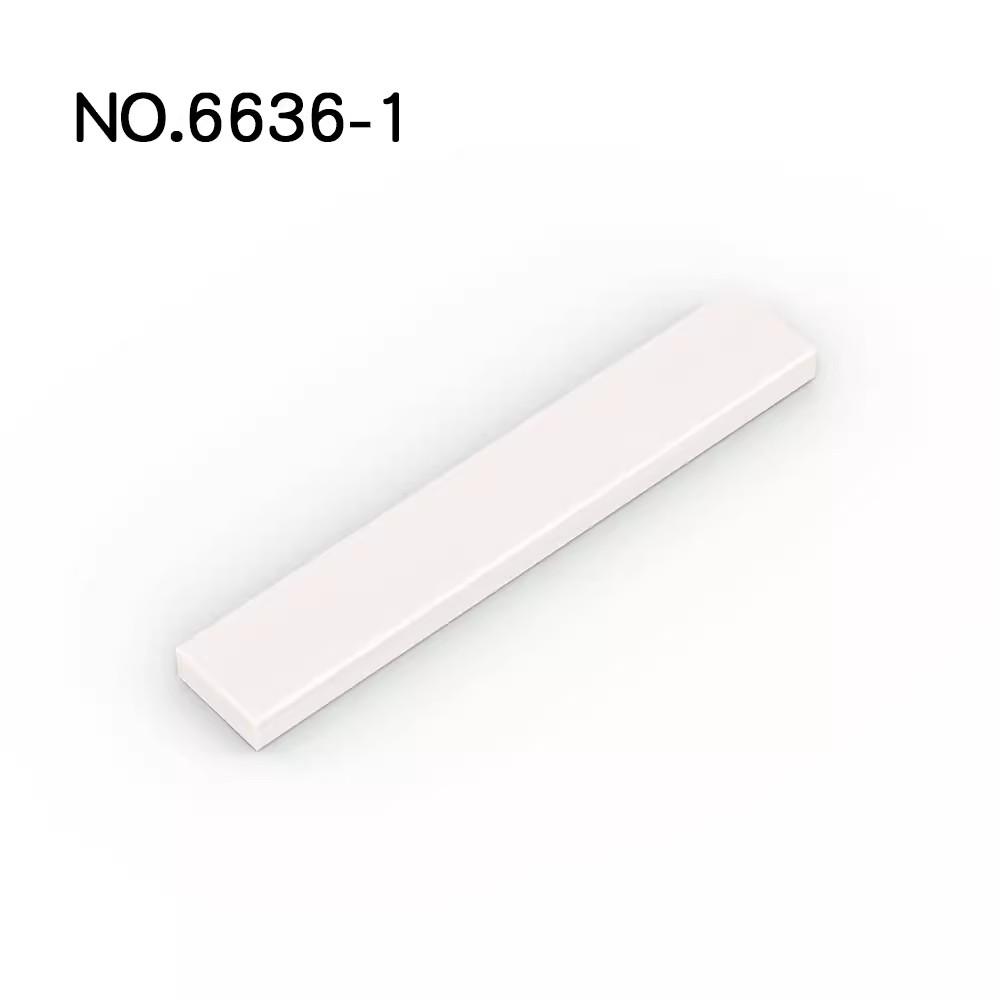 

Non-Toxic 20Pcs Moc Parts 6636 Tile 1 X 6 With Groove Compatible Bricks Diy Assmble Building Blocks Particle Kid Puzzle Brain Toy Gift