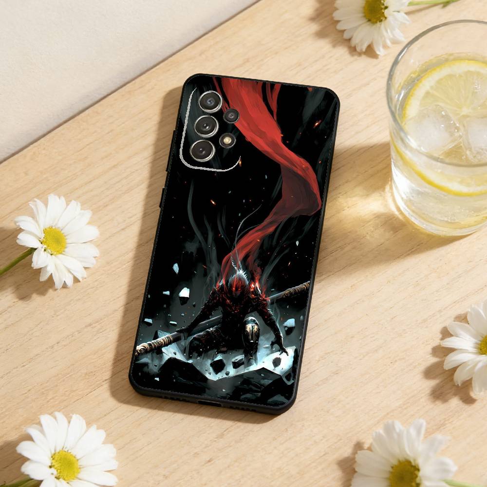 B-Black Myth Wukong Phone Case For Samsung S26,S25,S24,S21,S22,S23,S30,Ultra,S20,Plus,Others Soft Black Cover