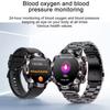 2025 Neue Smartwatch für Herren Gesundheit Blutdruck Blutsauerstoff Harnsäure Fitness-Tracker Uhren Bluetooth-Anruf EKG Smartwatch