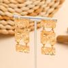 New Chinese Retro Earrings, Premium Sense Alloy Matte Temperament Earrings, Autumn and Winter Retro Earrings