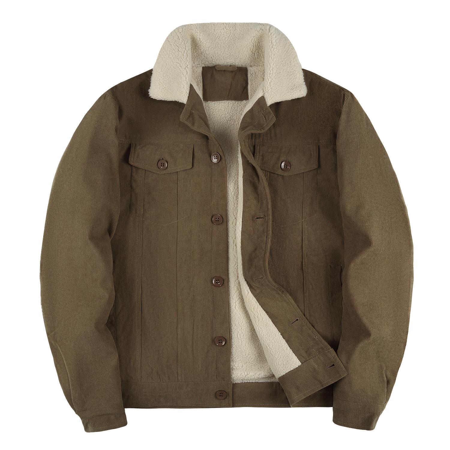 

Европейская и американская мужская куртка с длинными рукавами и лацканами, клетчатая рубашка, мужская куртка 5XL хаки