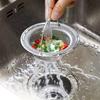 Stainless Steel Kitchen Sink Filter Garbage Food Residue Hair Catcher Sink Dishwasher Hopper Anti Clog Drain Filter Kitchen Bathroom Accessories