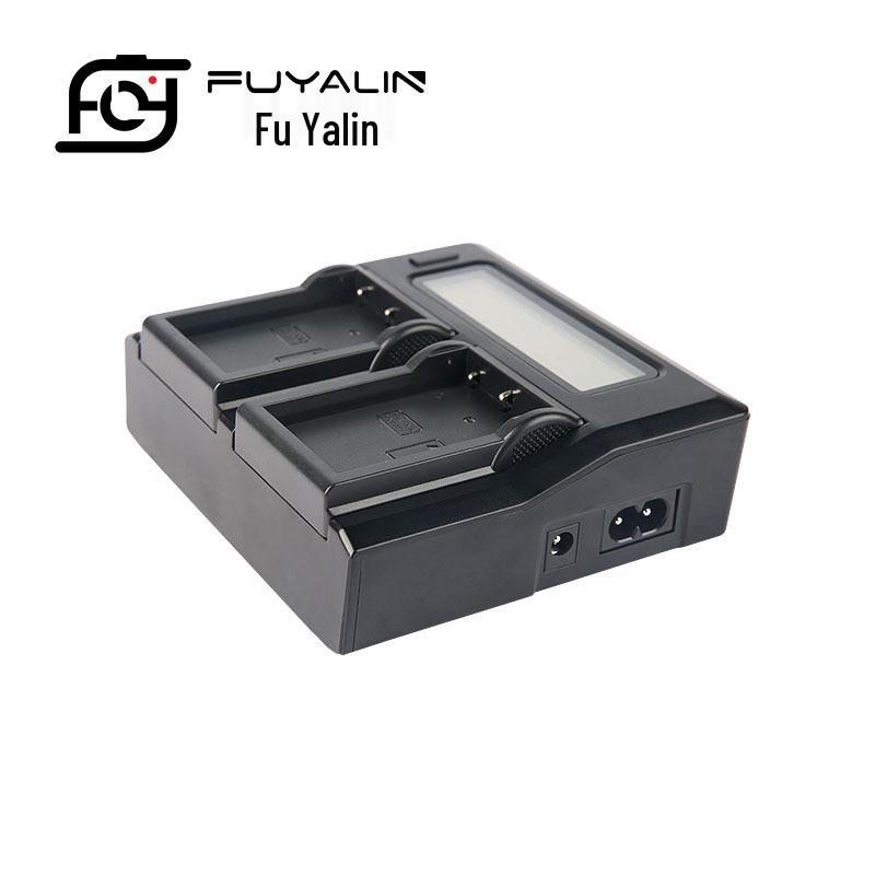 ENEL9 LCD Dual Battery Charger for Nikon D40X/D60/D3000/D5000 with Car Adapter