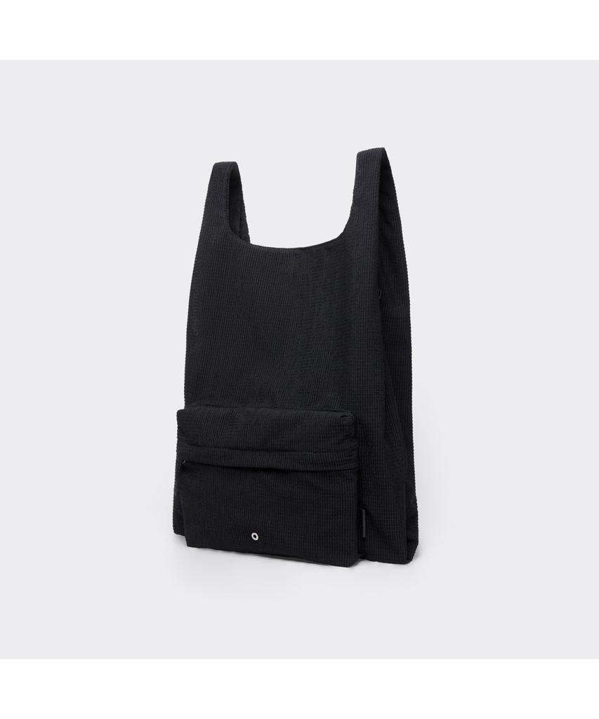 Customellow [Online Only] Black Texture Tote Bag Crbax26001Bkx
