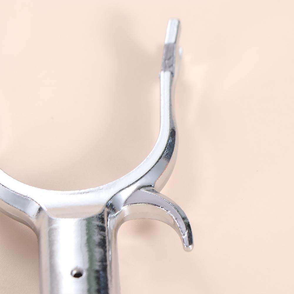 Portable Clothes Fork Head Aluminum Zinc Zinc Alloy Laundry Hanging Fork Clothes Rod Joint Household