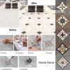 21pcs Removable Floor Sticker Tile Diagonal PVC Ceramic Stickers Living Room Bathroom Sticker Self Adhesive Home Decoration