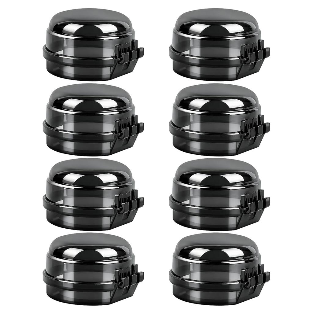 Stove Knob Safety Covers,Universal Size Gas Stove Knob Covers, Heat Resistant Oven Knob Locks, Baby Proofing