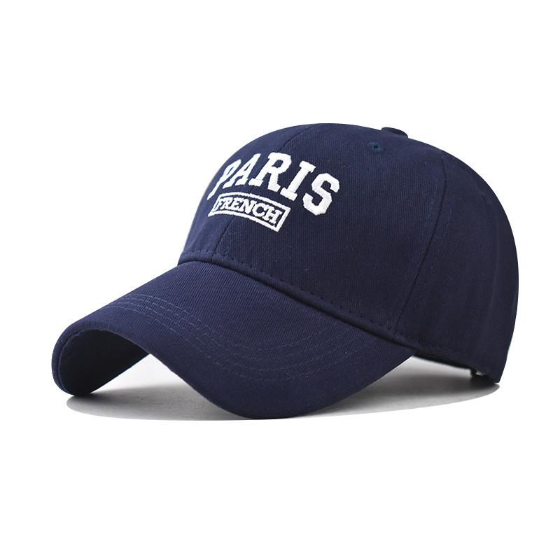 Embroidered Adult Paris Baseball Hat With Adjustable Closure And Protection Sun