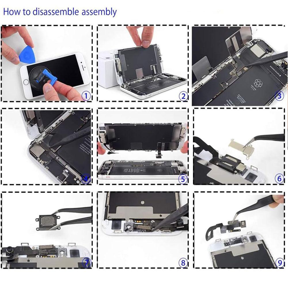 1Pcs Front Facing Camera Proximity Sensor Flex Cable Replacement for iPhone 8/SE