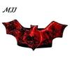 Bat Shape Window Drapes Holders Halloween Curtain Tieback, Glossy Holder, Gothic Haunted House Theme Party Supplies Drapery Holdback for Home
